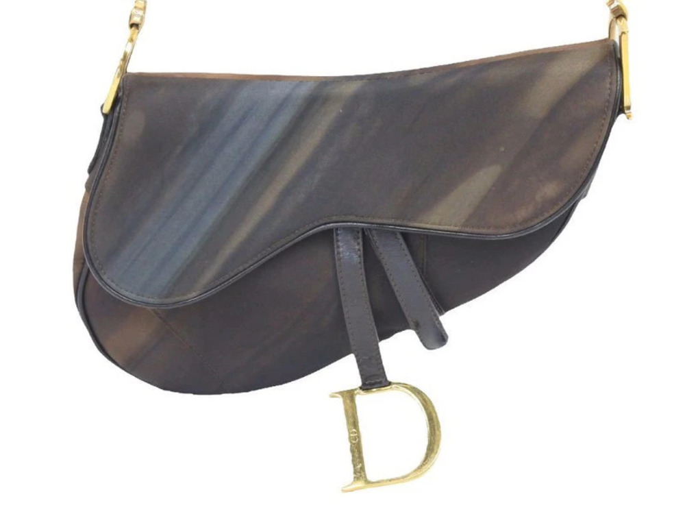 Dior  Brown Christian Bag Handbag Saddle Brown